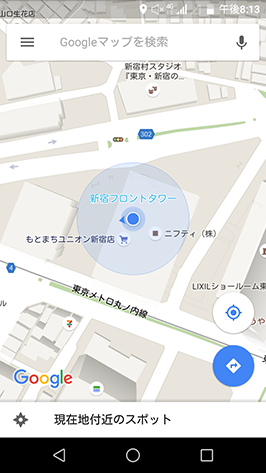 Googleマップイメージ